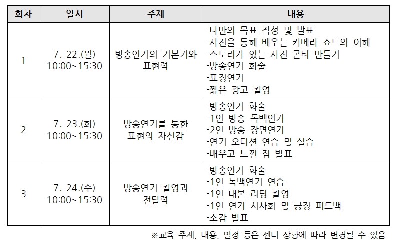 커리큘럼